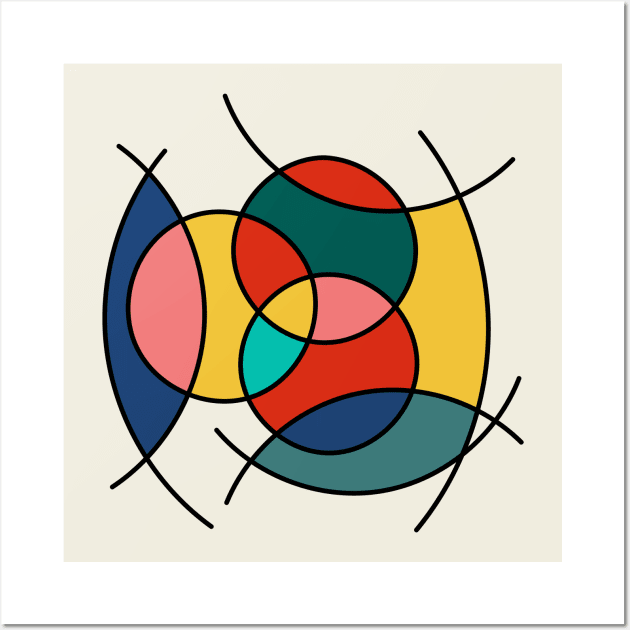 Surreal Shapes (Miro Inspired) Wall Art by n23tees